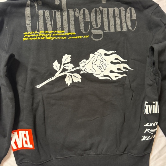 Civil Regime x Marvel “Wolverine” Black Men Hoodie Medium OS - Picture 4 of 4
